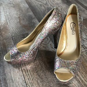 Candies Open Toe Heels